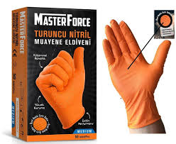 MASTER FORCE TURUNCU NİTRİL ELD.