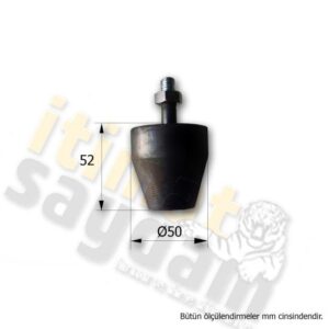 KAUÇUK TAKOZ D TİPİ 60X40XM12