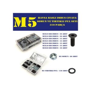 M5X25 HB İMBUS CİVATA BEYAZ