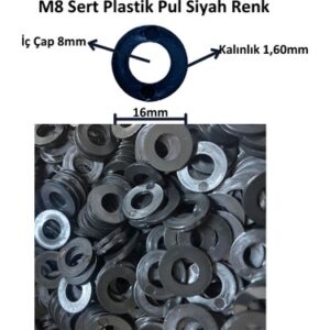 M8 DÜZ PUL SİYAH