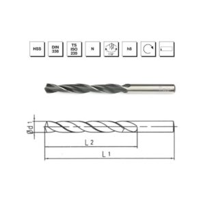 MTE DIN338 HSS MATKAP UCU 6.30MM