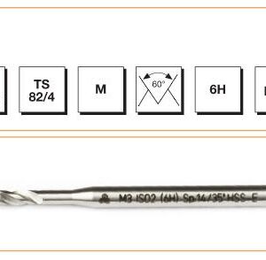 MTE DIN371/C MAK.KLVZ. M8 TİN KAPLI