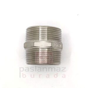 PASLANMAZ 304 HEX NİPEL 1"